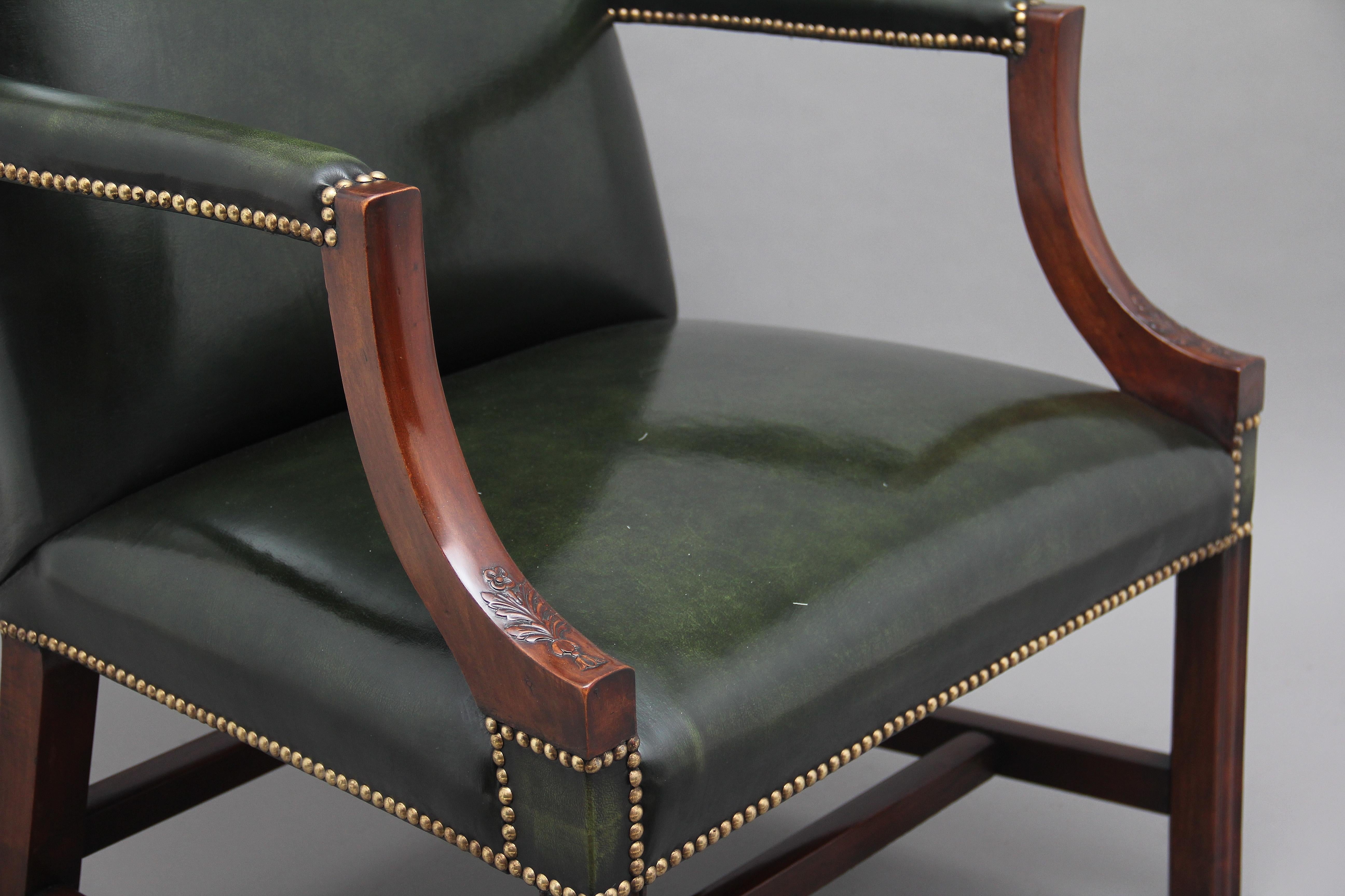 Pair of Early 20th Century Gainsborough Armchairs 2