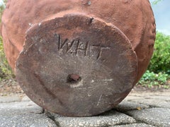 Pair of Early 20th Century Georgia Terracotta Pots, Signed William Herman Thomas