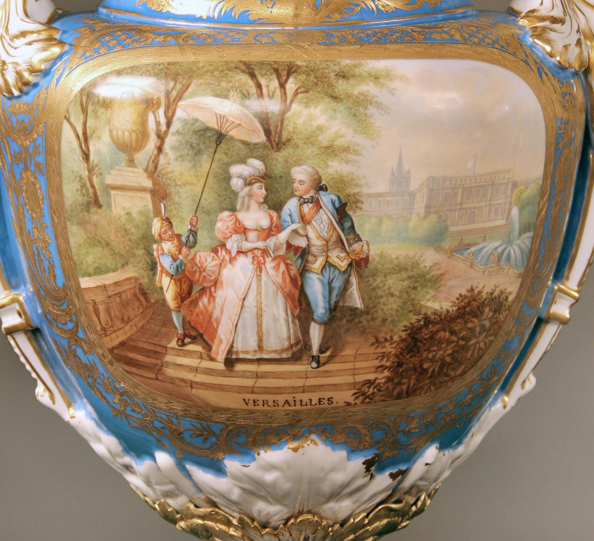 sevres style porcelain