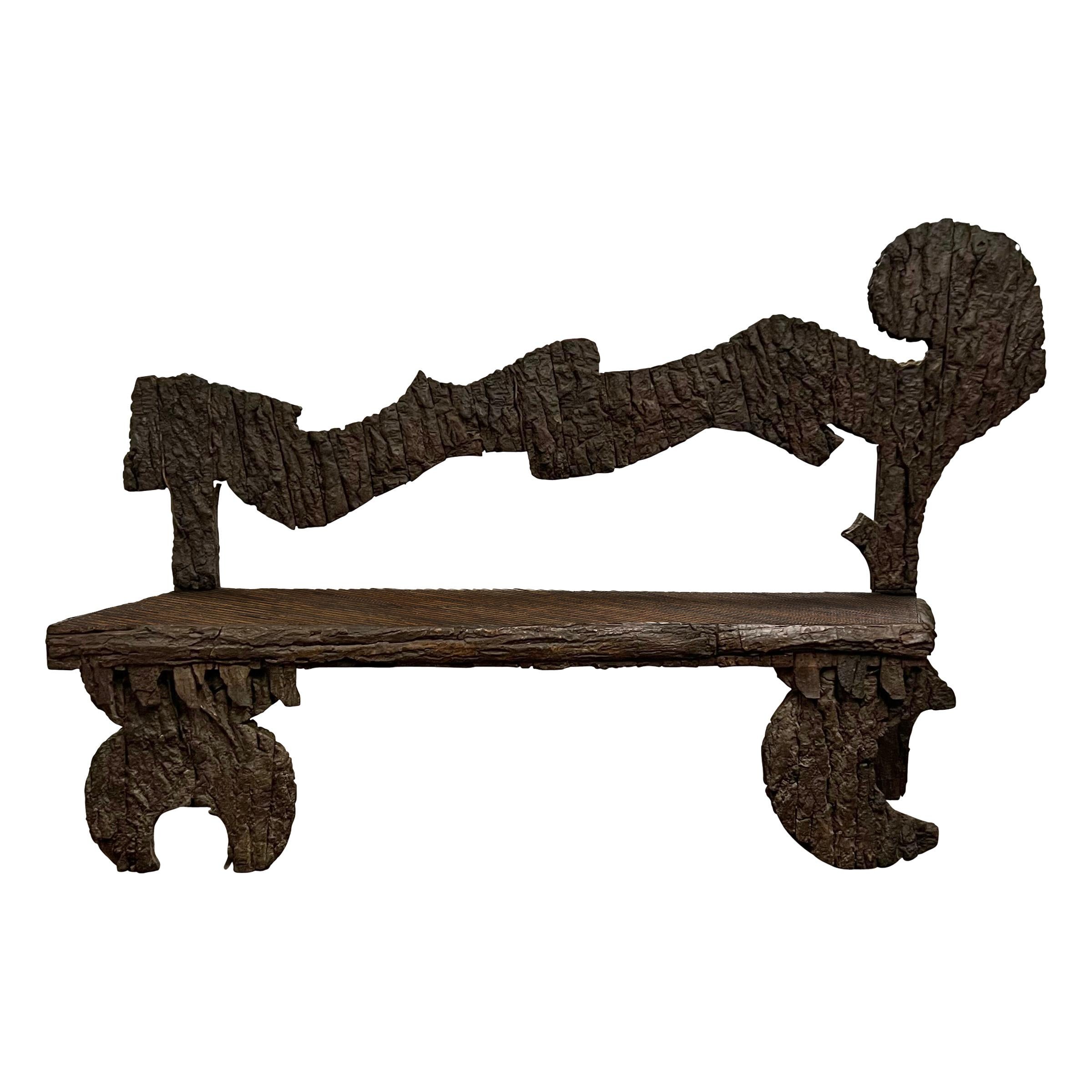 Pair of Early 20th Century Italian Benches from a Tyrolean Chalet For Sale 1