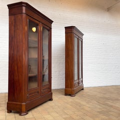 Pair of Early 20th Century Mahogany French Bookcases
