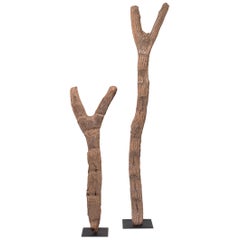 Pair of Early 20th Century Malian Dogon Ladders