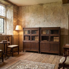 Pair Of Early 20th Century Oak Sectional Bookcases