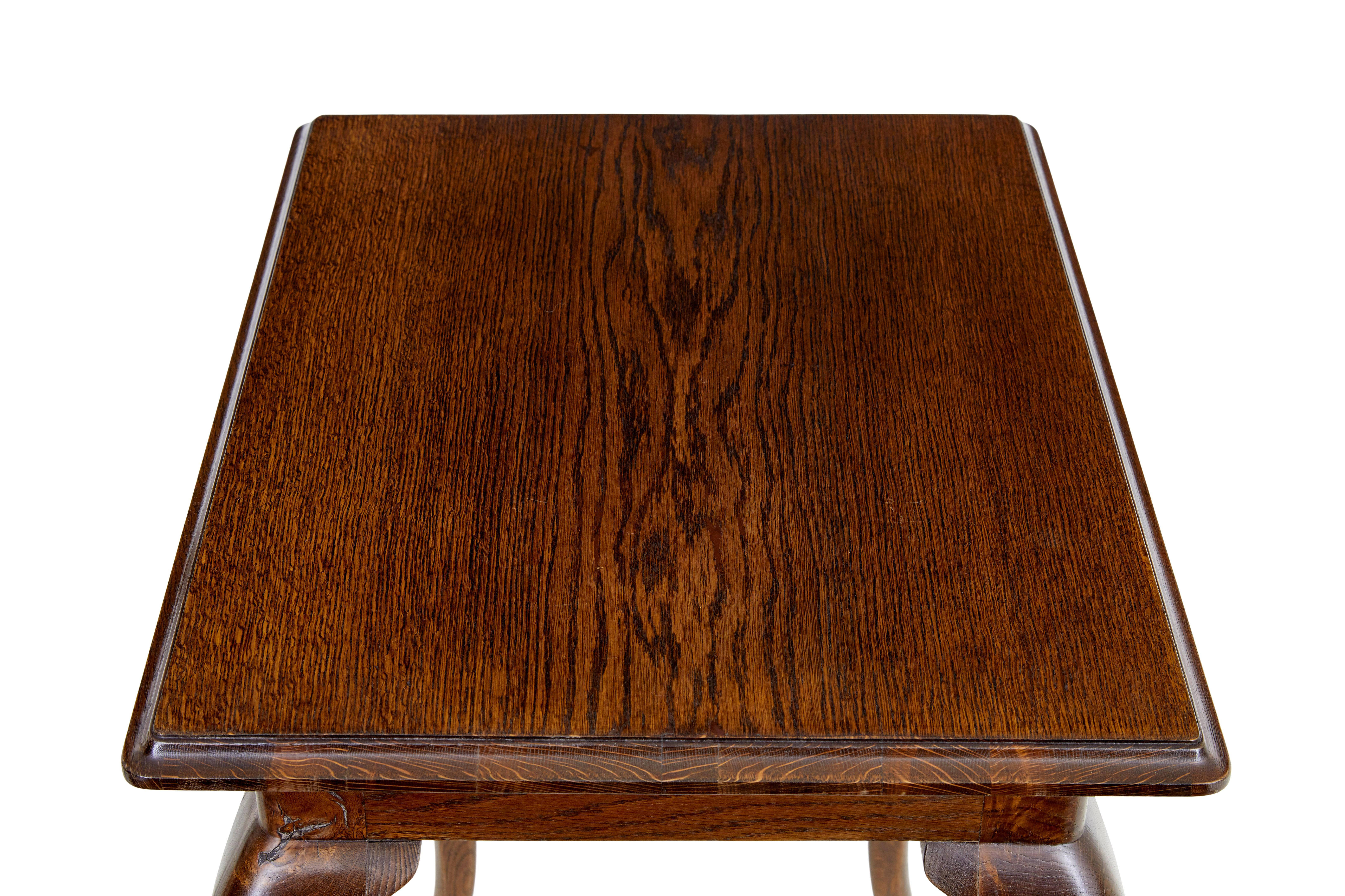 Georgian Pair of early 20th century oak side tables
