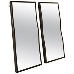 Pair of early 20th century original Fairground fun house mirrors