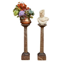 Pair Of Early 20th Century Pedestal Columns