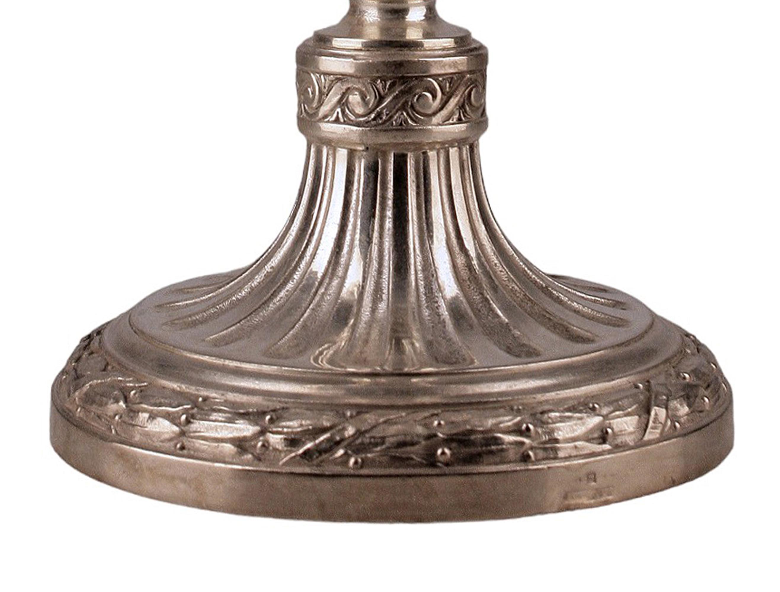 XX secolo Coppia di candelabri a 3 bracci placcati dei primi del Novecento provenienti dalla Francia di Christofle in vendita