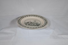Coquerel et Le Gros French Creamware Architectural Plates