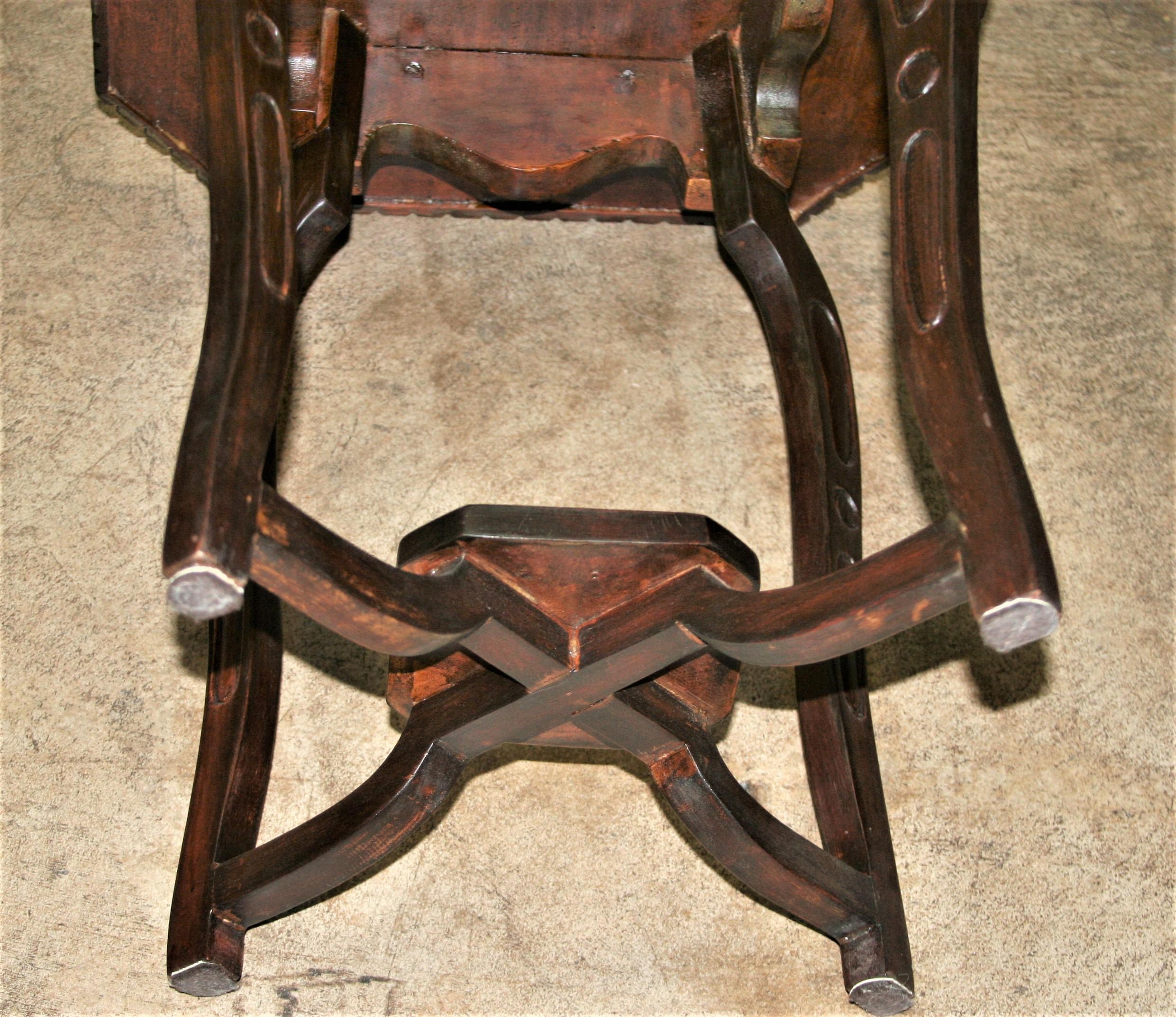 Pair of Early 20th Century Solid Nedun Wood Side Tables from Sri Lanka 3