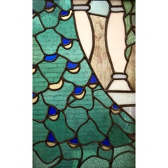Pair of Early 20th Century Stained Glass Doors