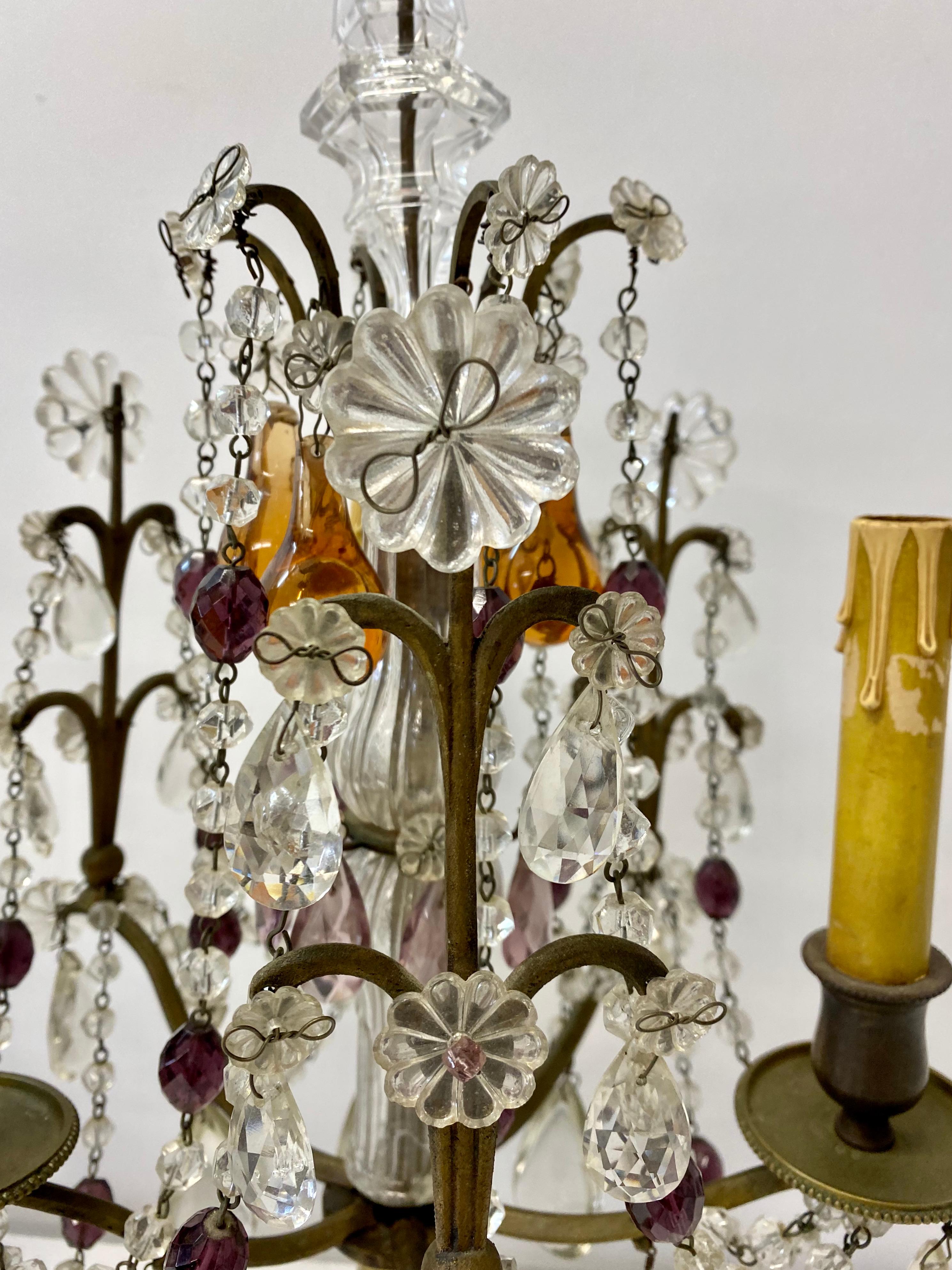 Pair of Early 20th Century Table Top Four Light Candelabras, c.1910 In Good Condition For Sale In San Francisco, CA
