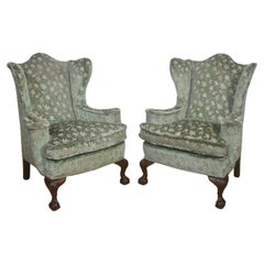 Paar Ohrensessel aus dem frühen 20. Jahrhundert