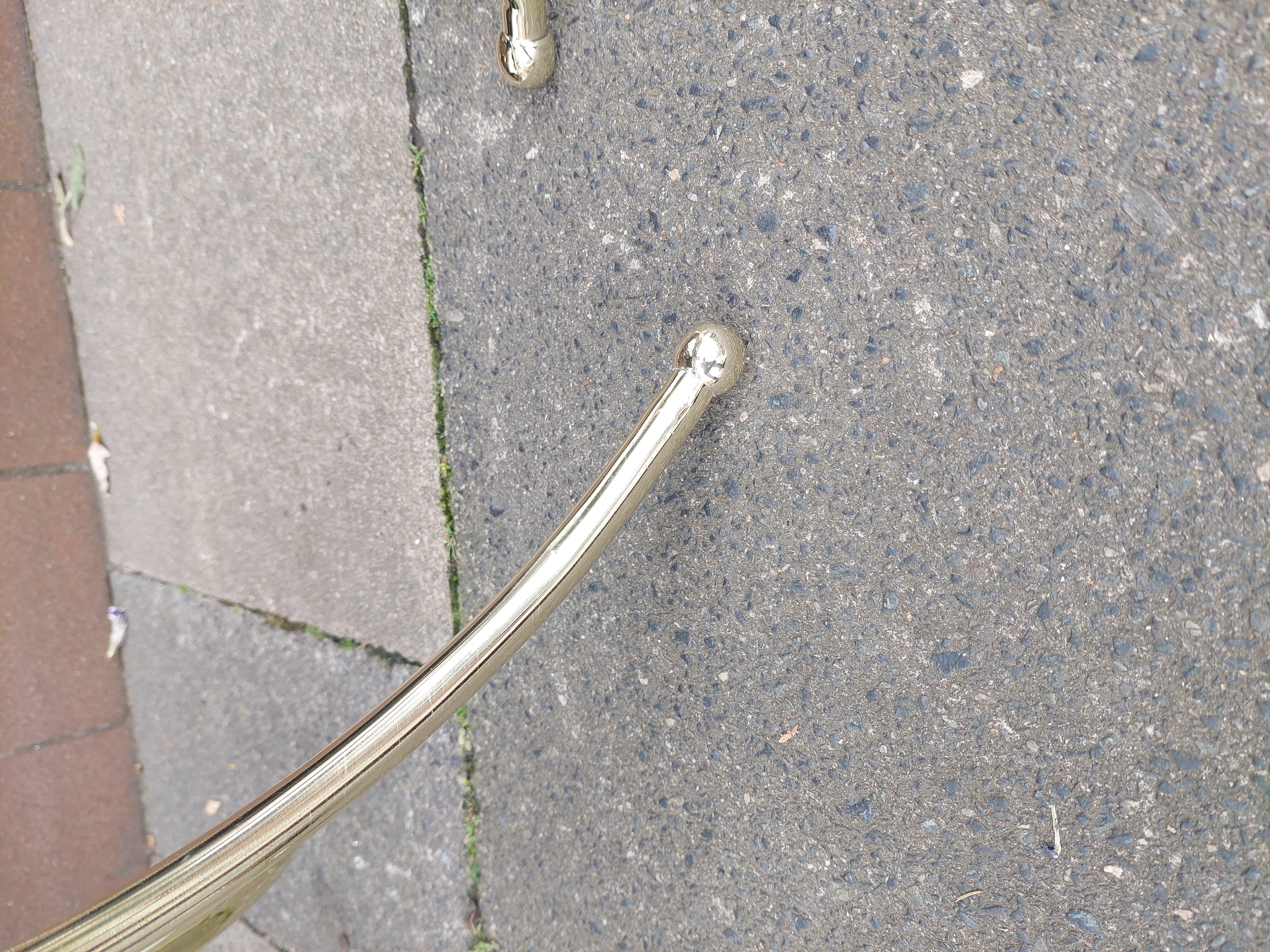 Coppia di supporti da giardino in ottone dei primi del Novecento In condizioni buone in vendita a Altrincham, GB