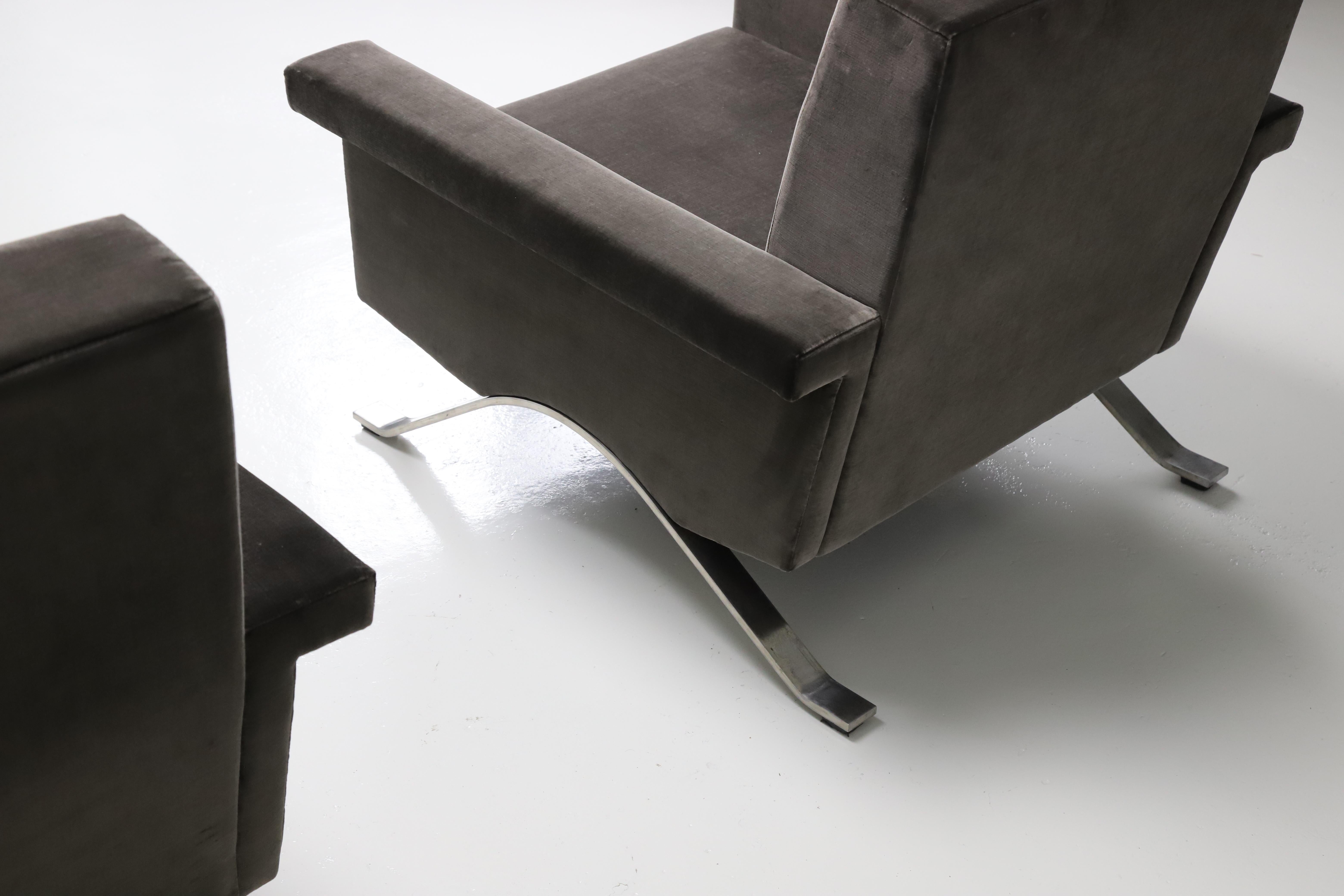Pair of early '875' lounge chairs by Ico Parisi for Cassina, 1960s 3