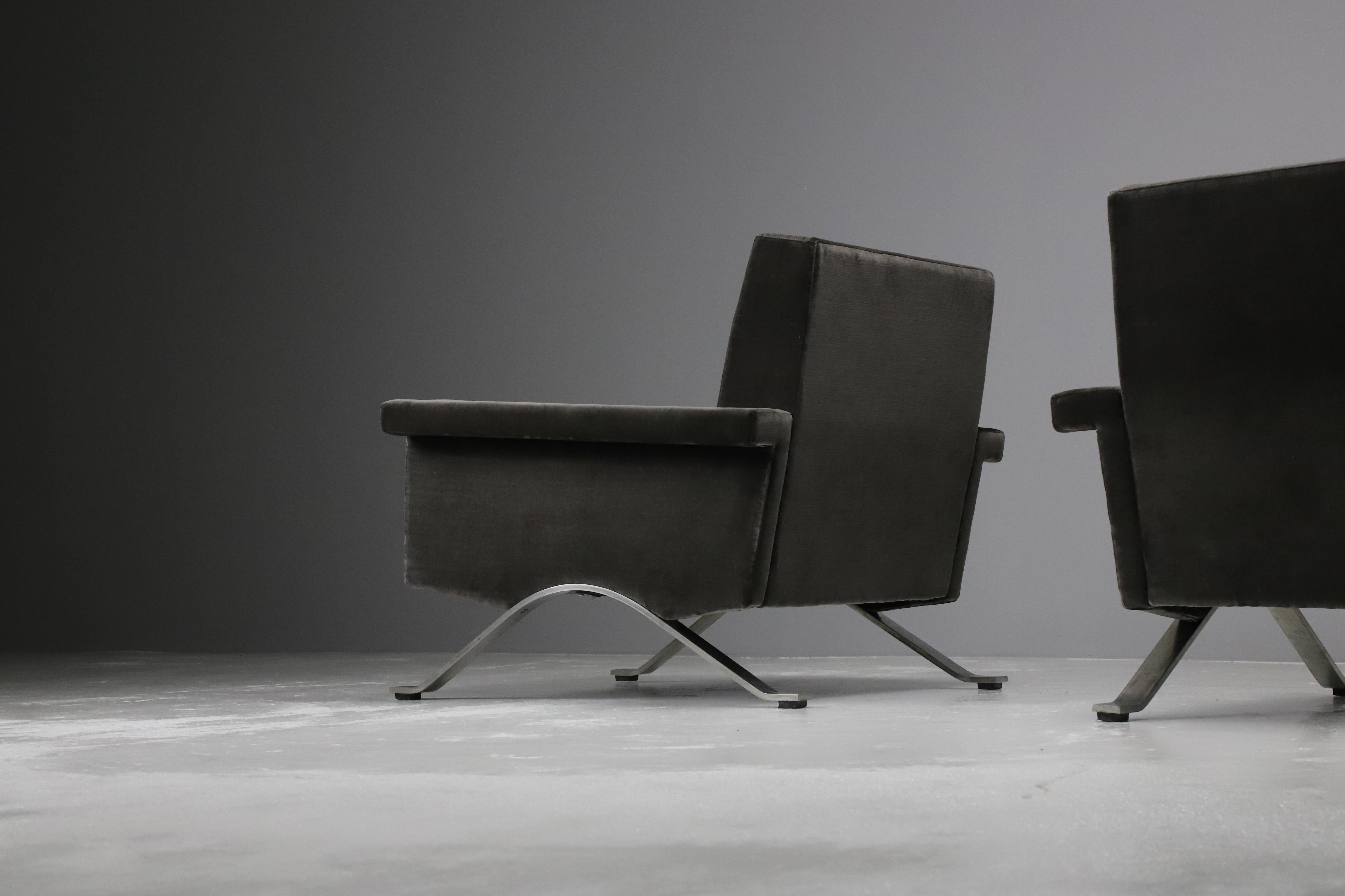Mid-20th Century Pair of early '875' lounge chairs by Ico Parisi for Cassina, 1960s