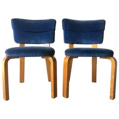 Pair of Early Alvar Aalto Design Model 62 Chairs
