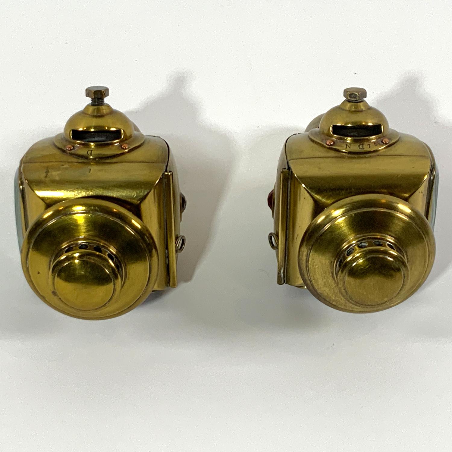 Pair Of Early Carriage Lanterns 4