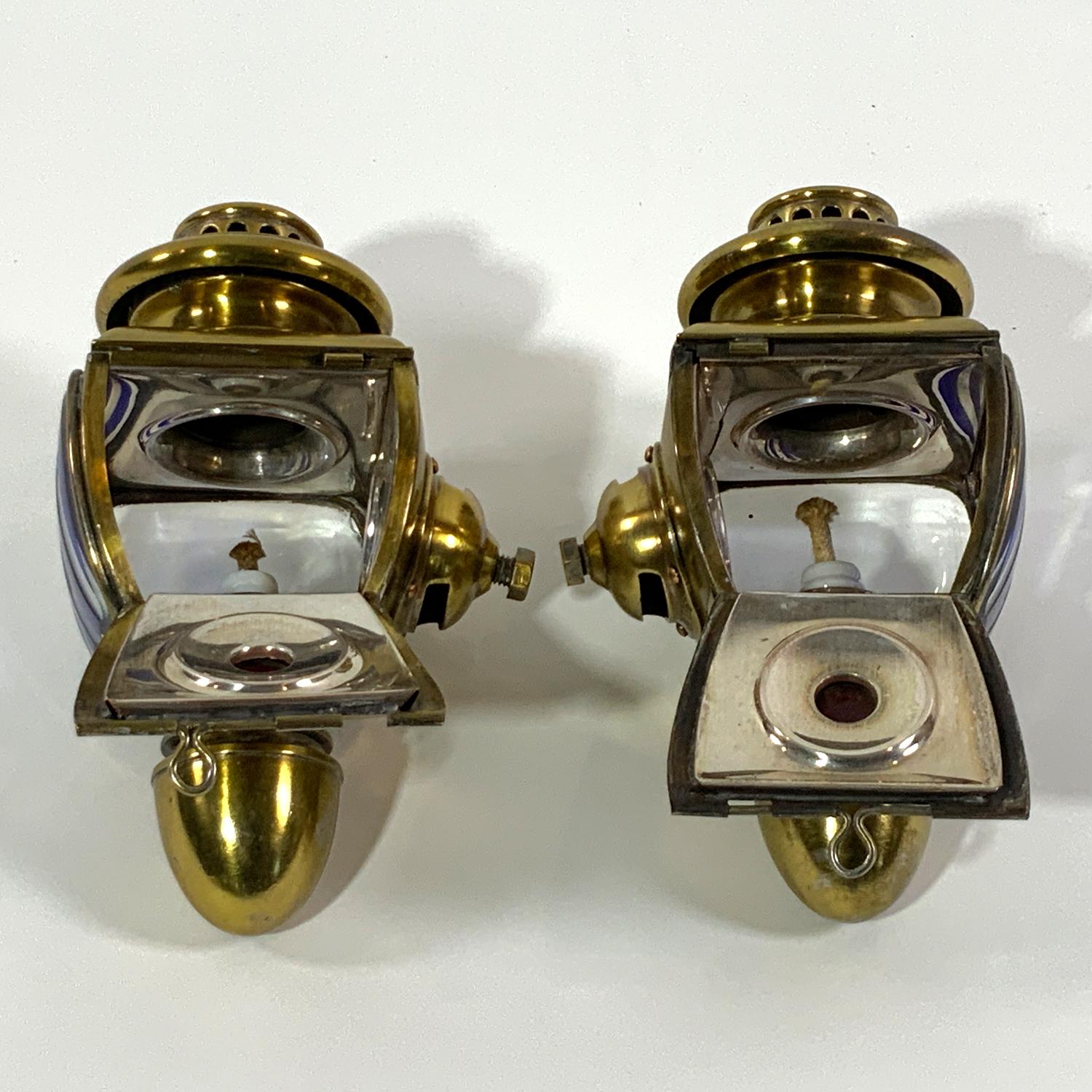 Pair Of Early Carriage Lanterns 6