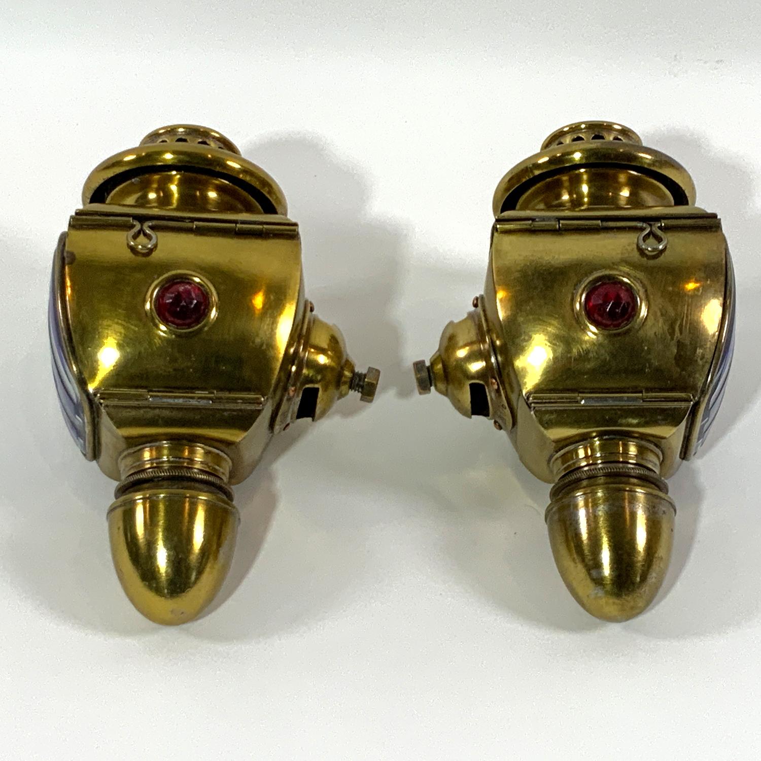 Pair Of Early Carriage Lanterns 1