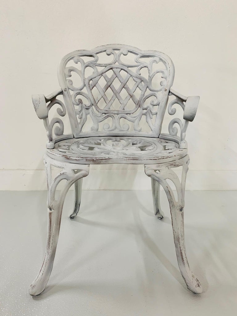 Pair of Early Cast Iron Garden Chairs For Sale at 1stDibs cast iron chairs, garden chairs for