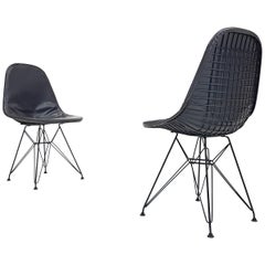 Pair of Early Charles and Ray Eames DKR Chairs