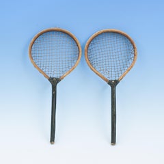 Pair Of Early Child Rackets
