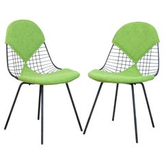 Pareja de primeras sillas Eames DKX