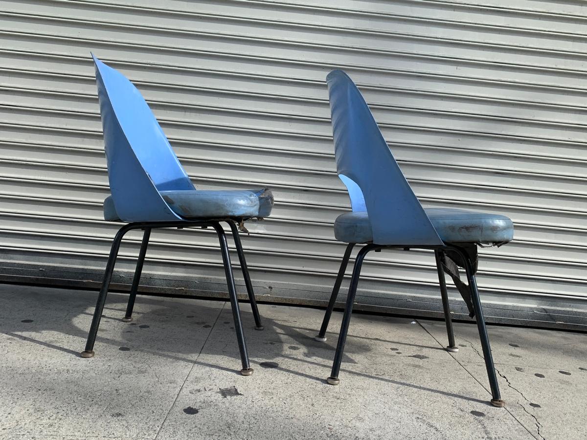 American Pair of Early Eero Saarinen, Chairs, Model 72 P*PSB