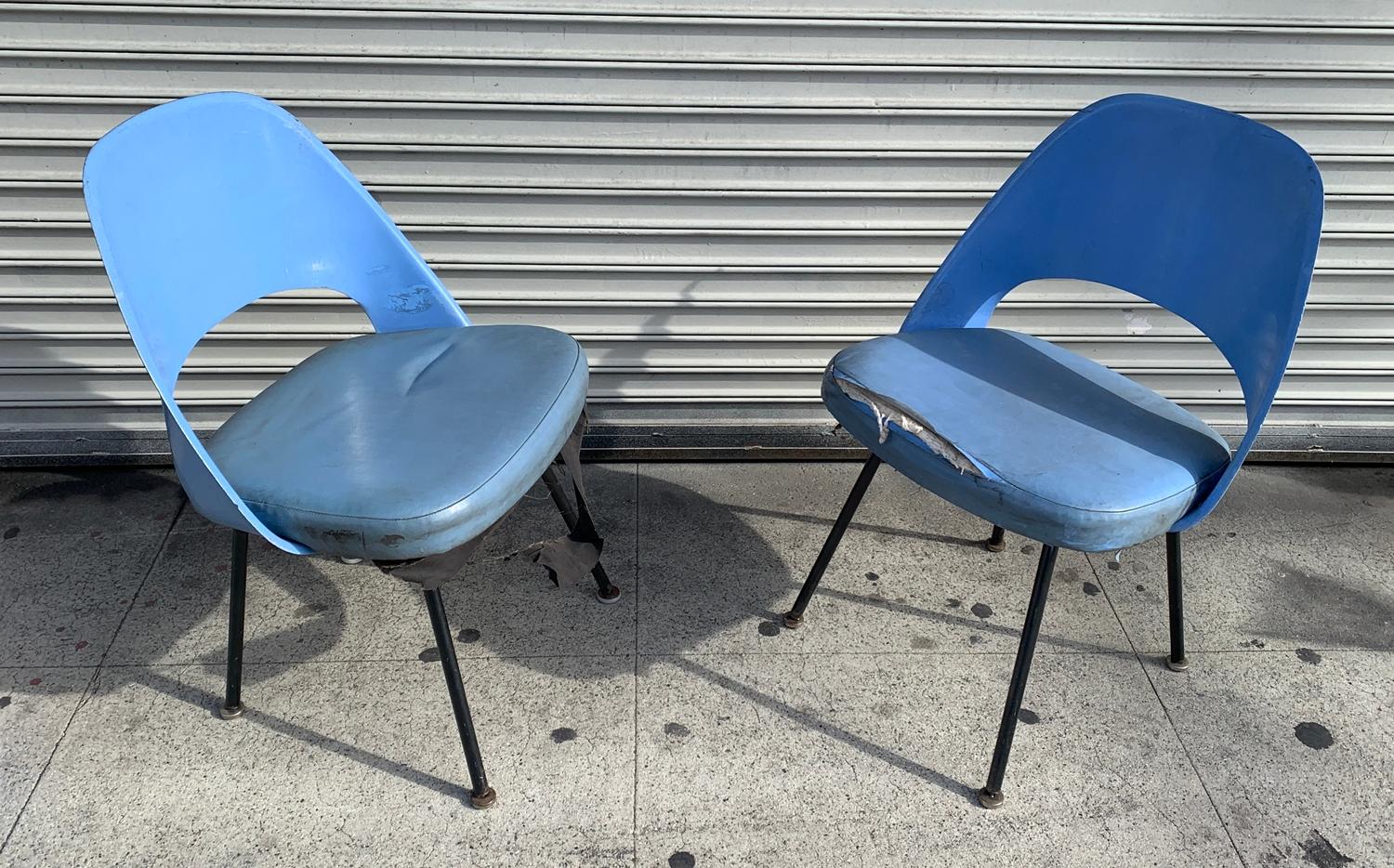Pair of Early Eero Saarinen, Chairs, Model 72 P*PSB 1