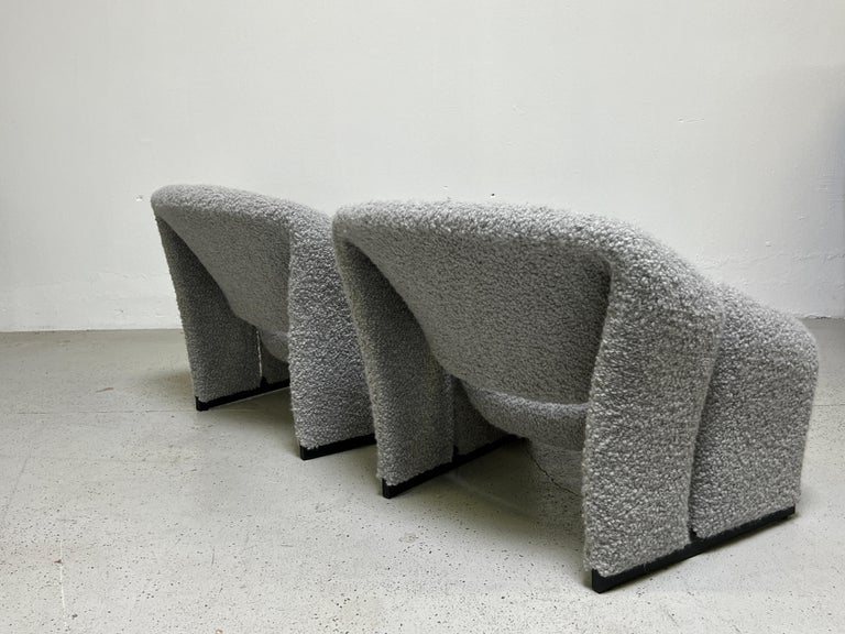 Pair of Early F580 Groovy Chairs by Pierre Paulin for Artifort 6