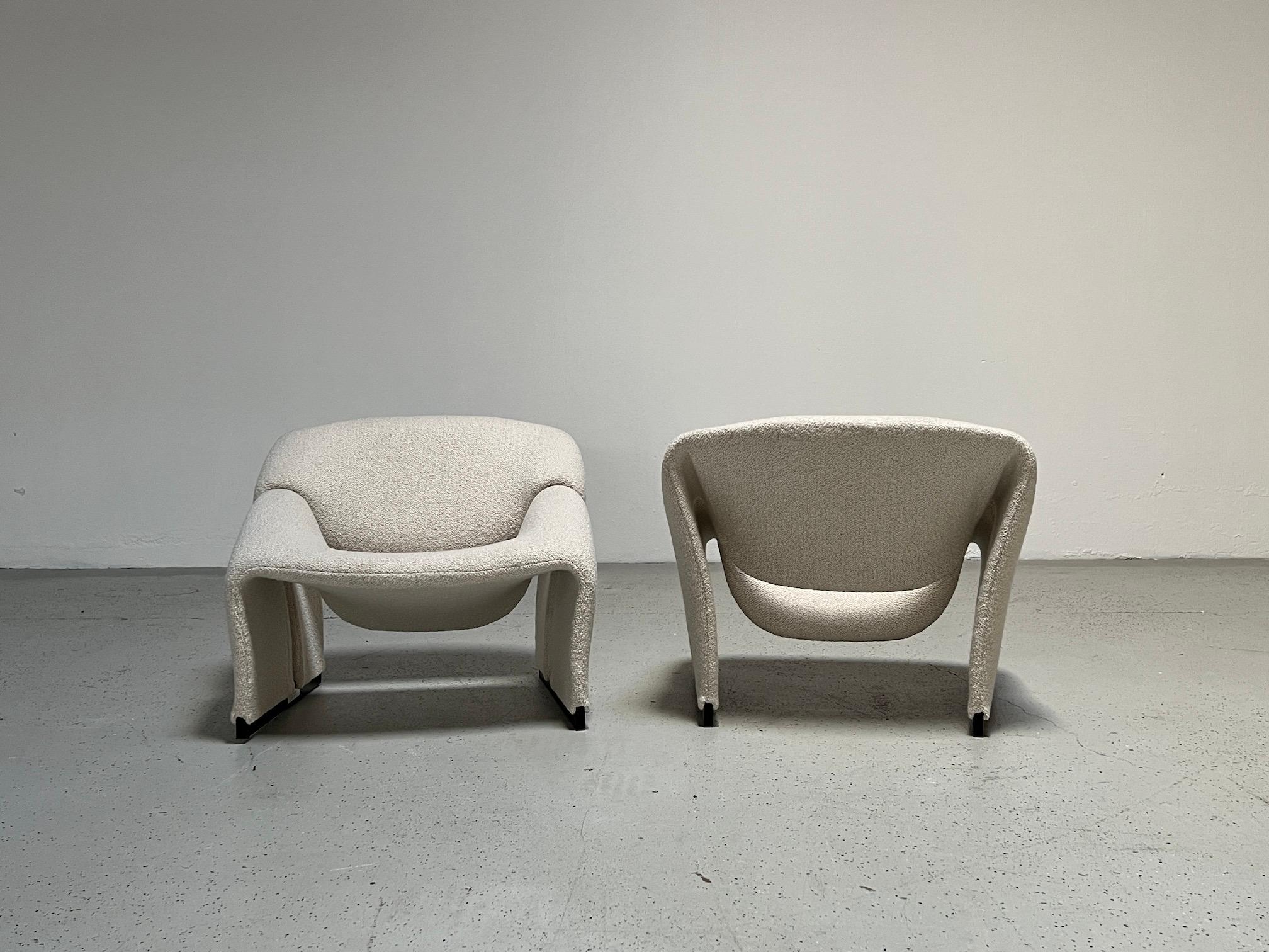 Pair of Early F580 Groovy Chairs by Pierre Paulin for Artifort 8