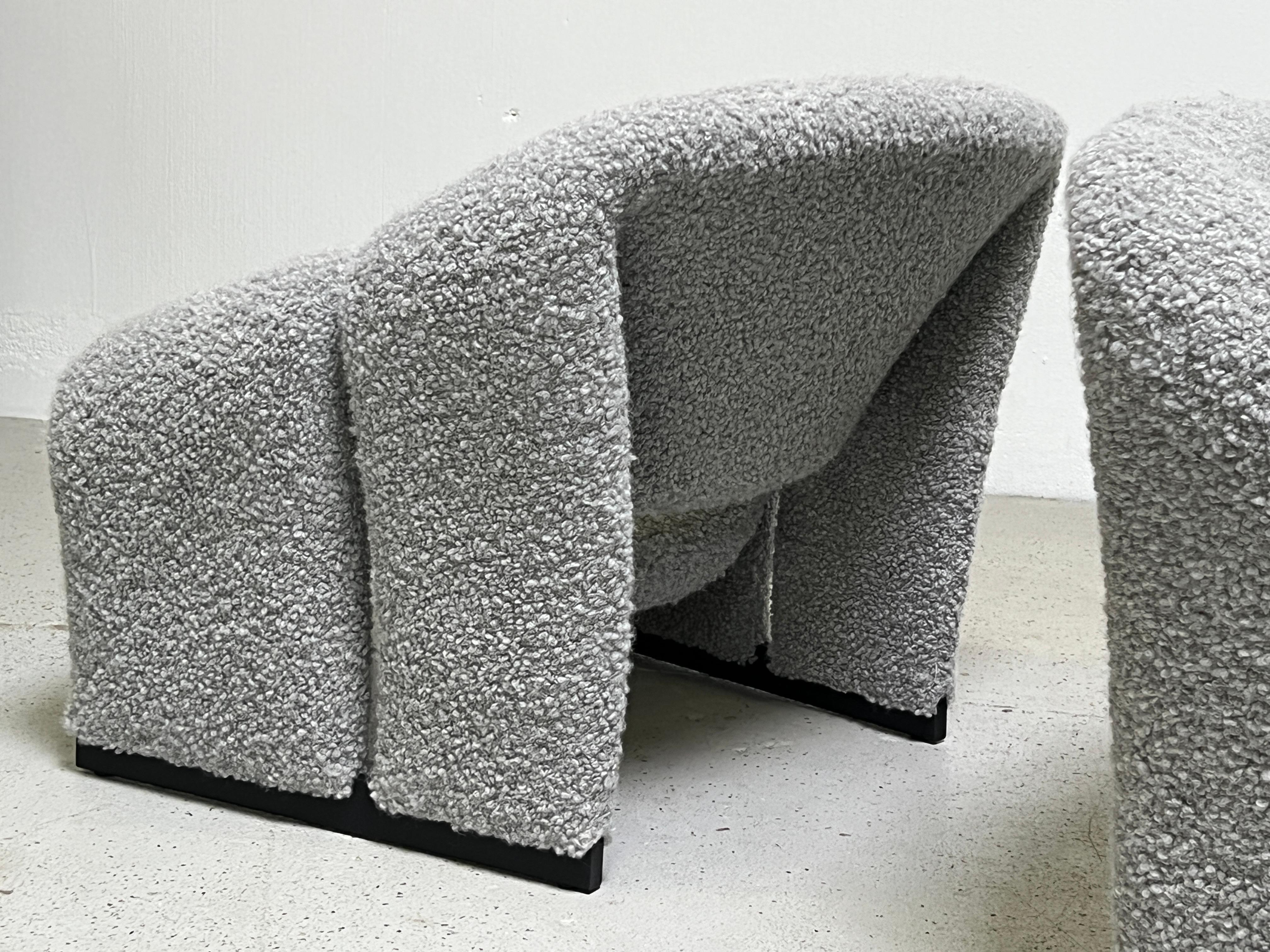 Pair of Early F580 Groovy Chairs by Pierre Paulin for Artifort 10