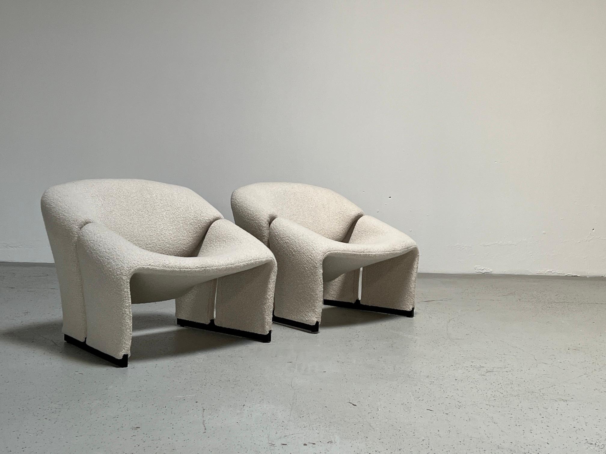 Pair of Early F580 Groovy Chairs by Pierre Paulin for Artifort 2