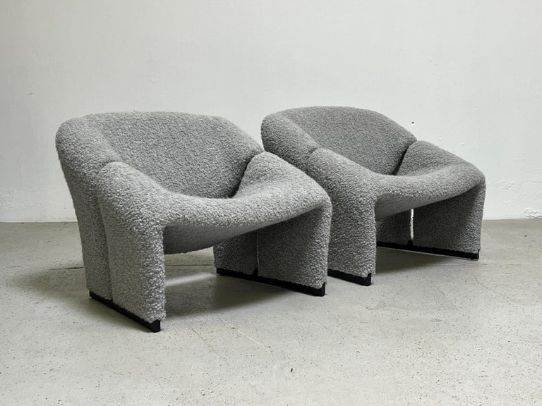 Pair of Early F580 Groovy Chairs by Pierre Paulin for Artifort 3