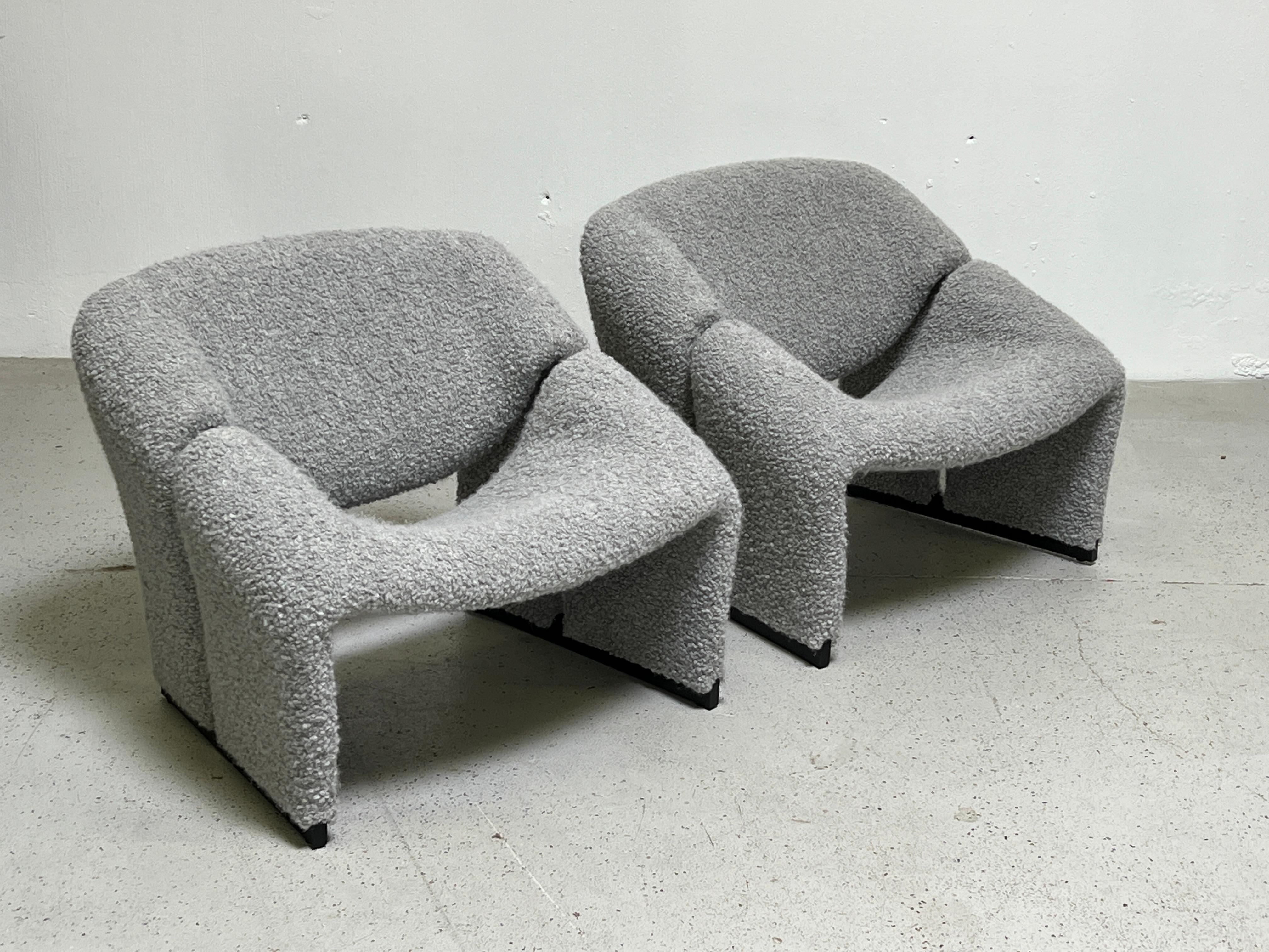 Pair of Early F580 Groovy Chairs by Pierre Paulin for Artifort 4