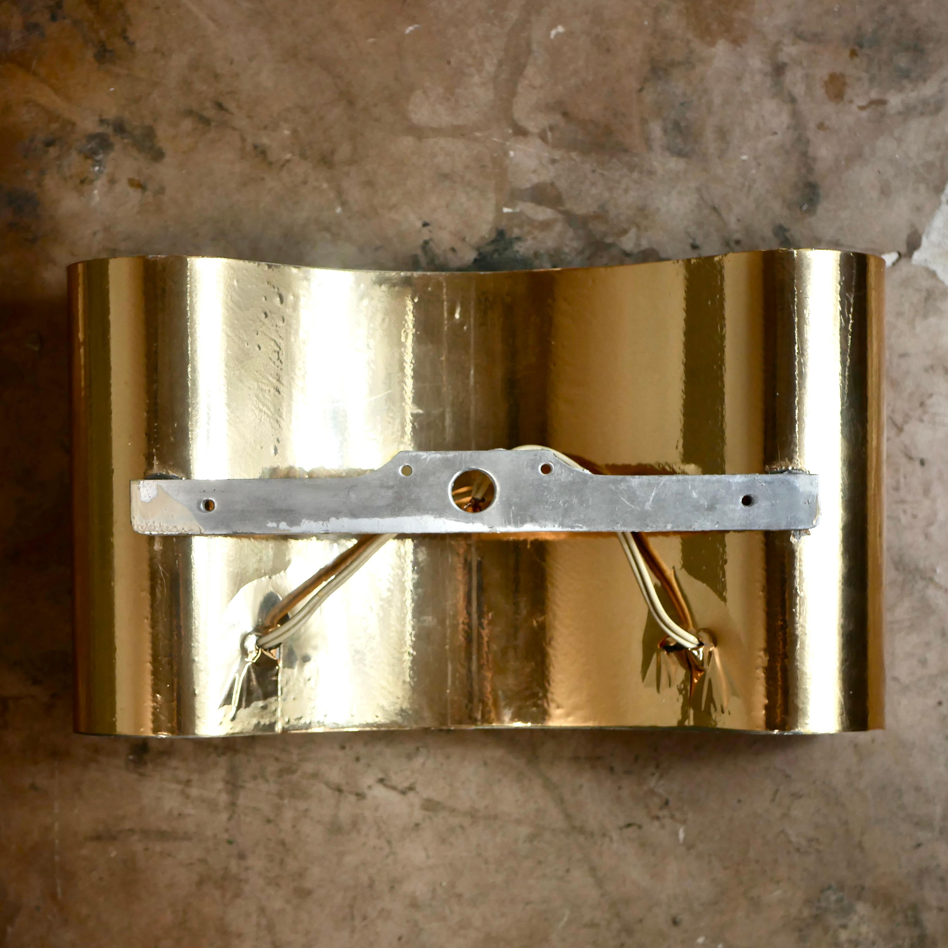 Pair of early Foglio sconces by Afra & Tobia Scarpa for Flos, Italy, 1960s 11