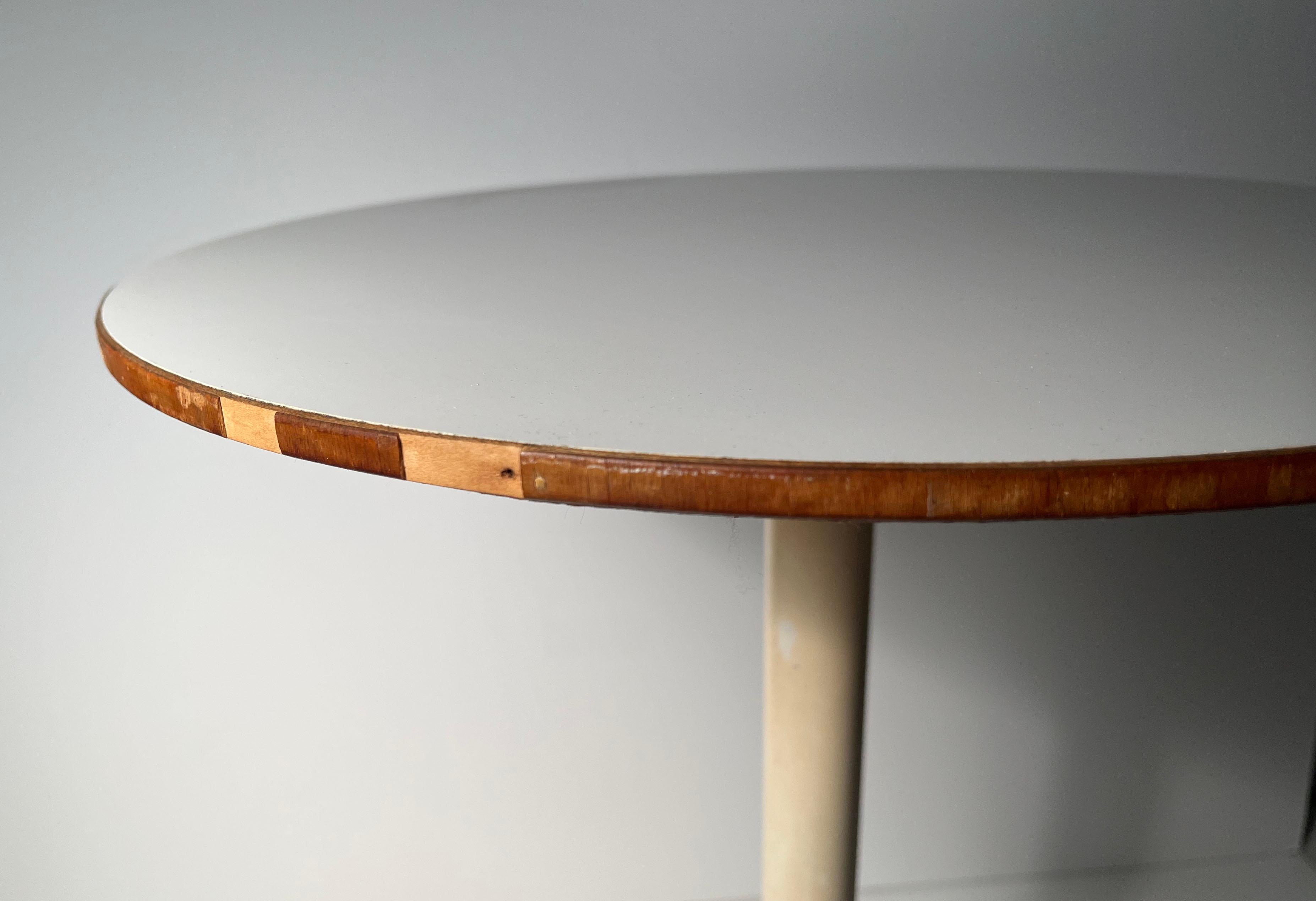 Paire de tables d'origine George Nelson Herman Miller à pied en éventail, avec label d'origine. en vente 5