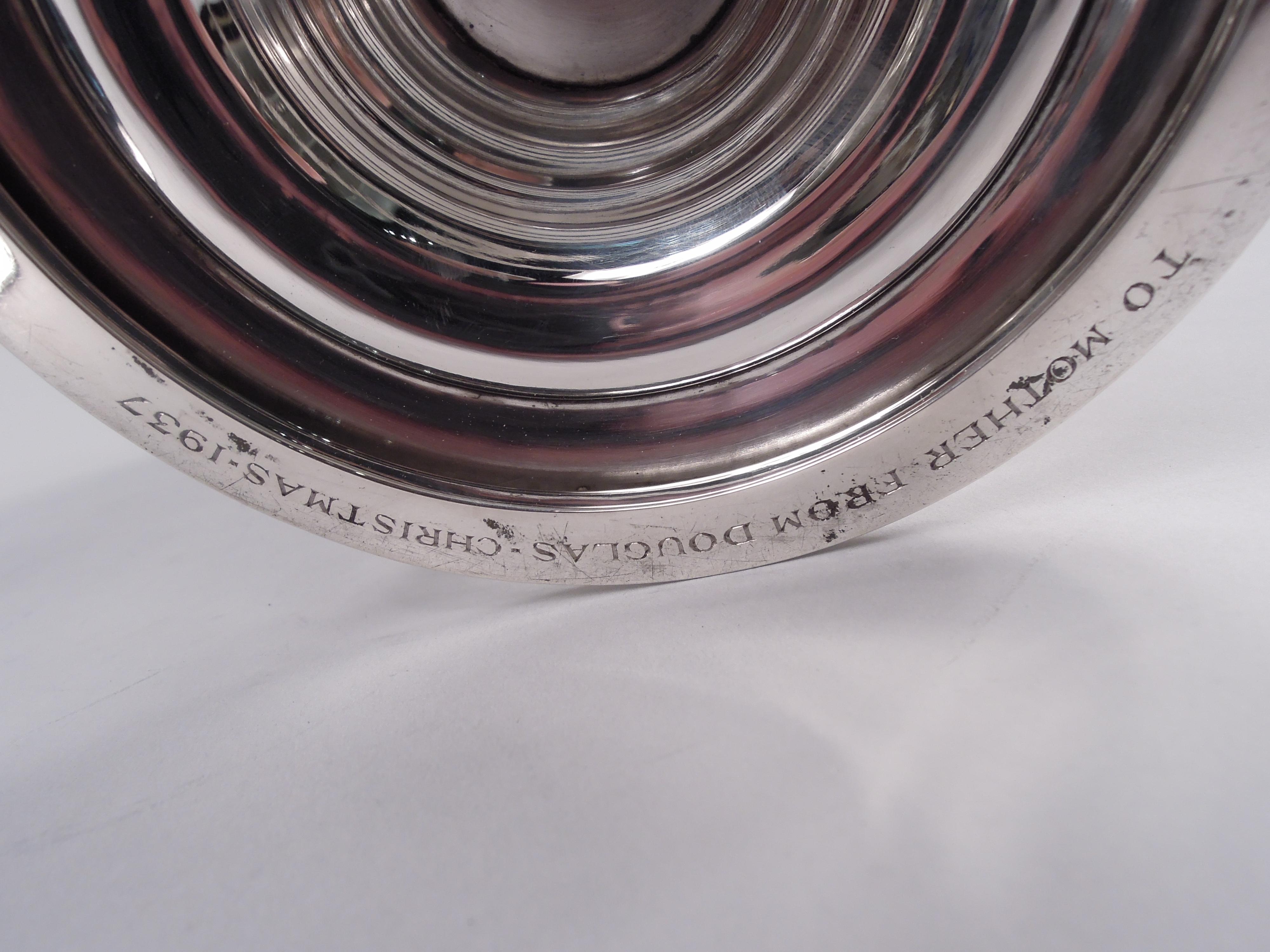 Argento 925 Coppia di ciotole da principessa in argento danese moderno di Georg Jensen in vendita