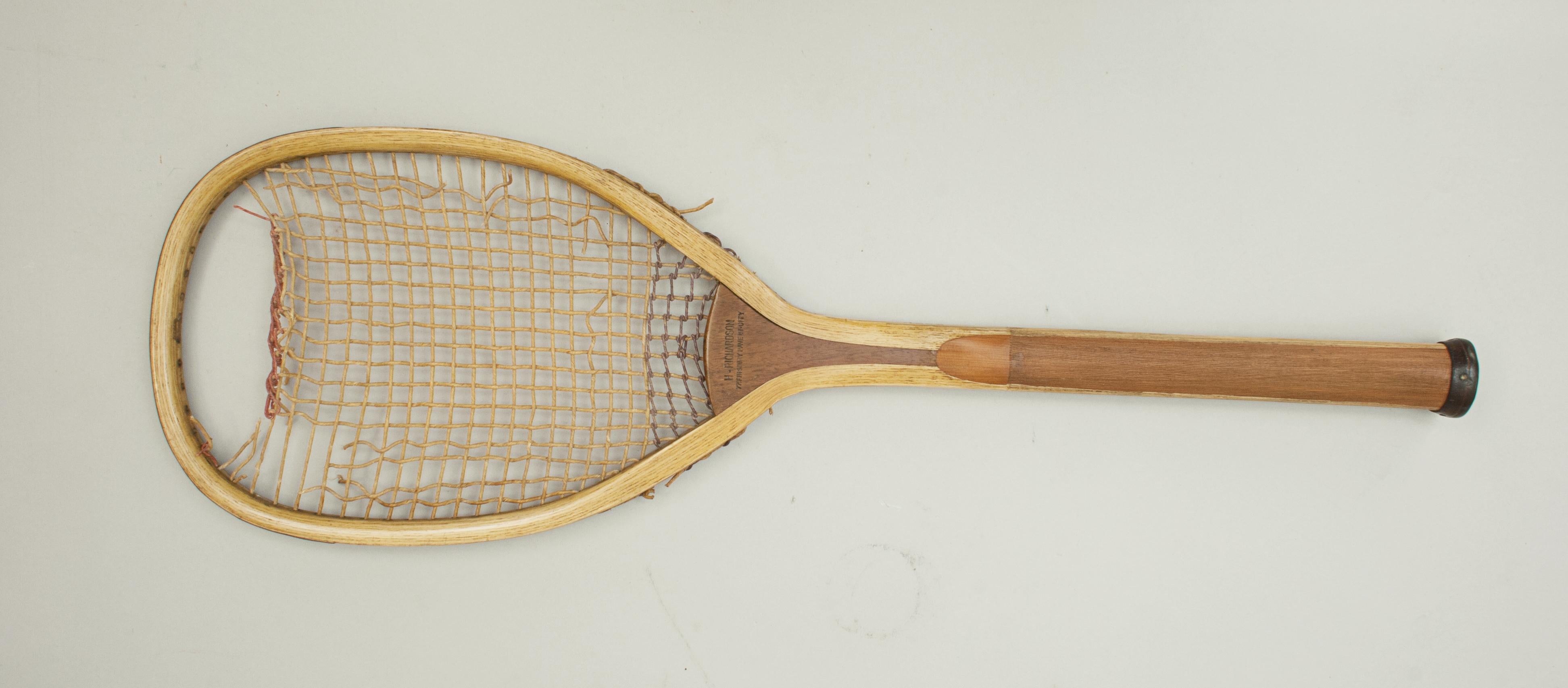 Pair of Early H. Richardson Lawn Tennis Rackets 8