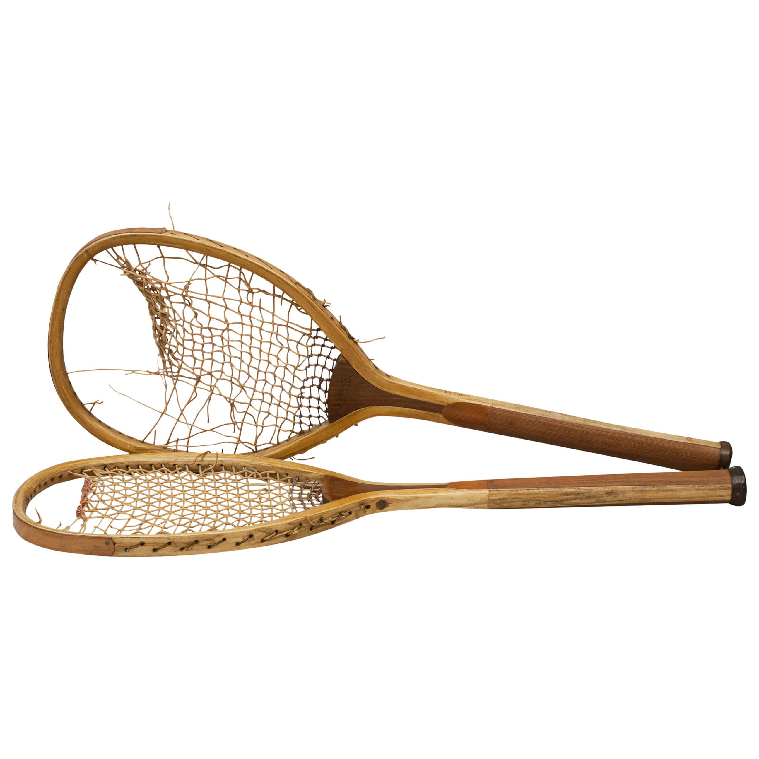 Pair of Early H. Richardson Lawn Tennis Rackets