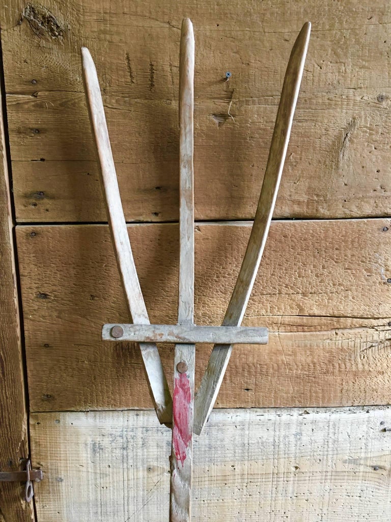 Pair of Early Handmade Pitchforks at 1stDibs