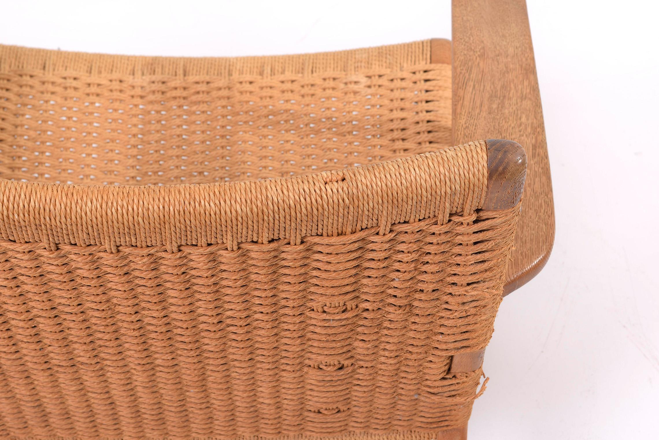 Pair of Early Hans J. Wegner Easy Chairs “CH 25” for Carl Hansen 3