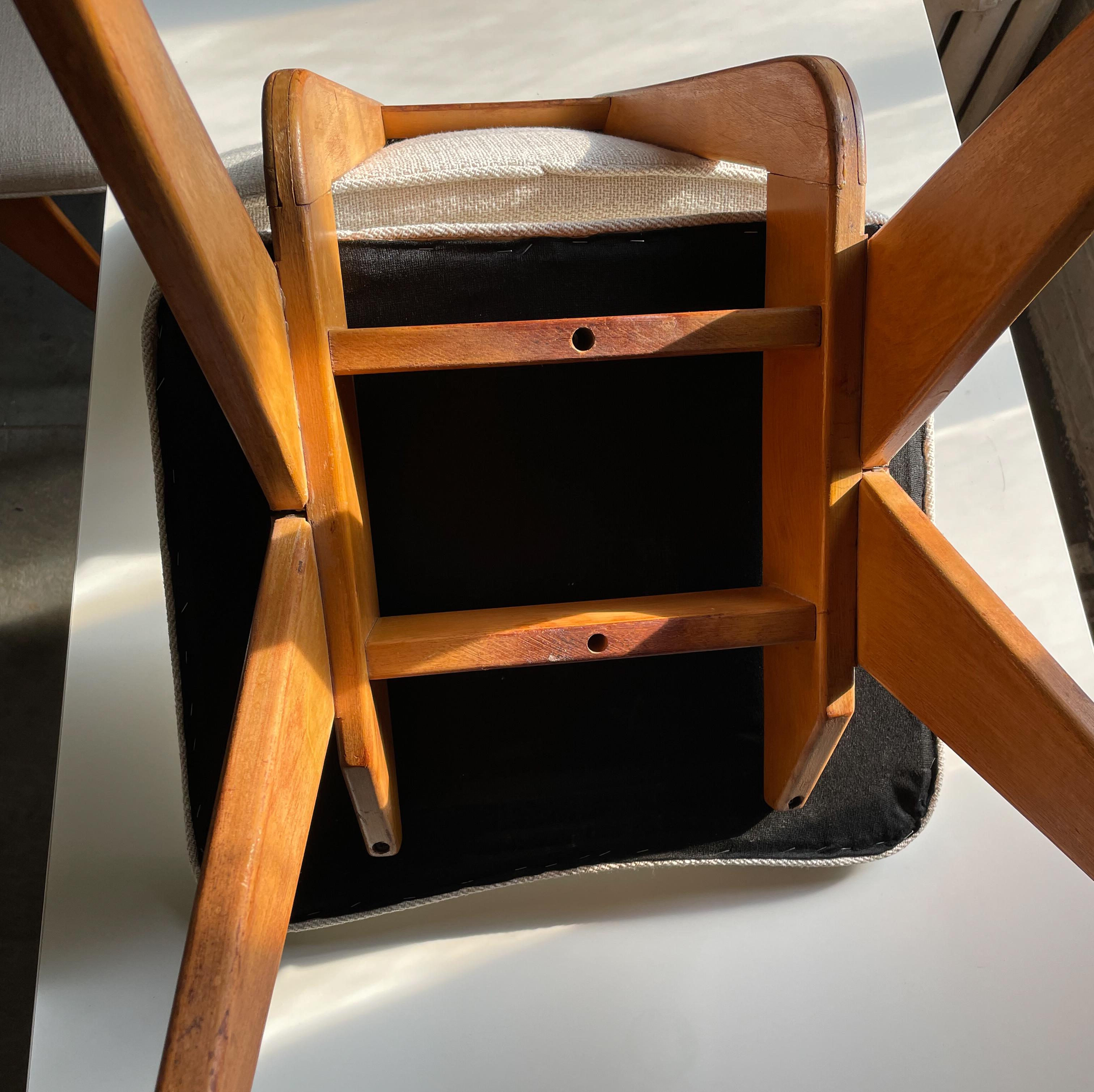 Single Early Jens Risom Chair for His Own Company 7
