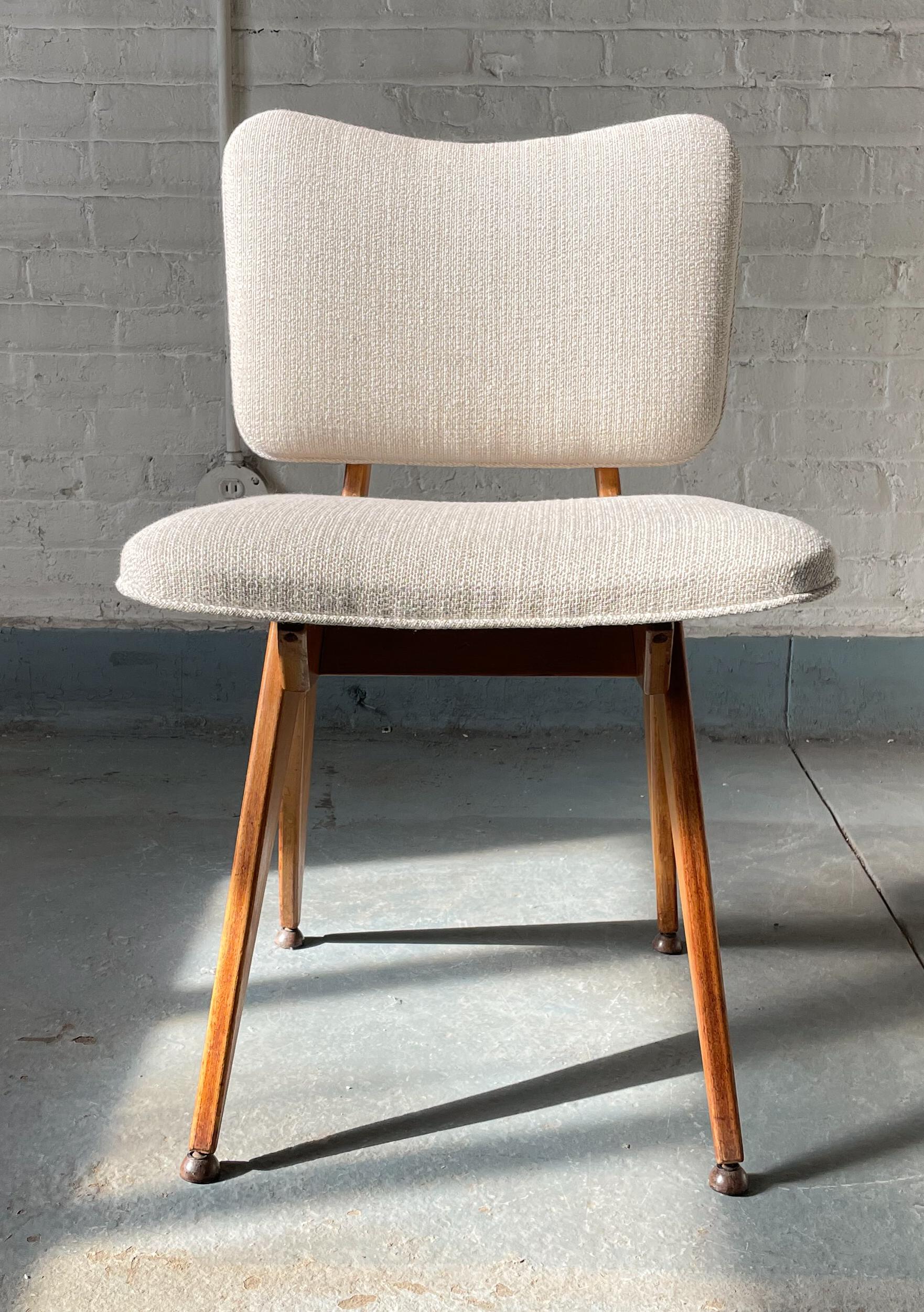 Pair of Early Jens Risom Chairs for His Own Company 1