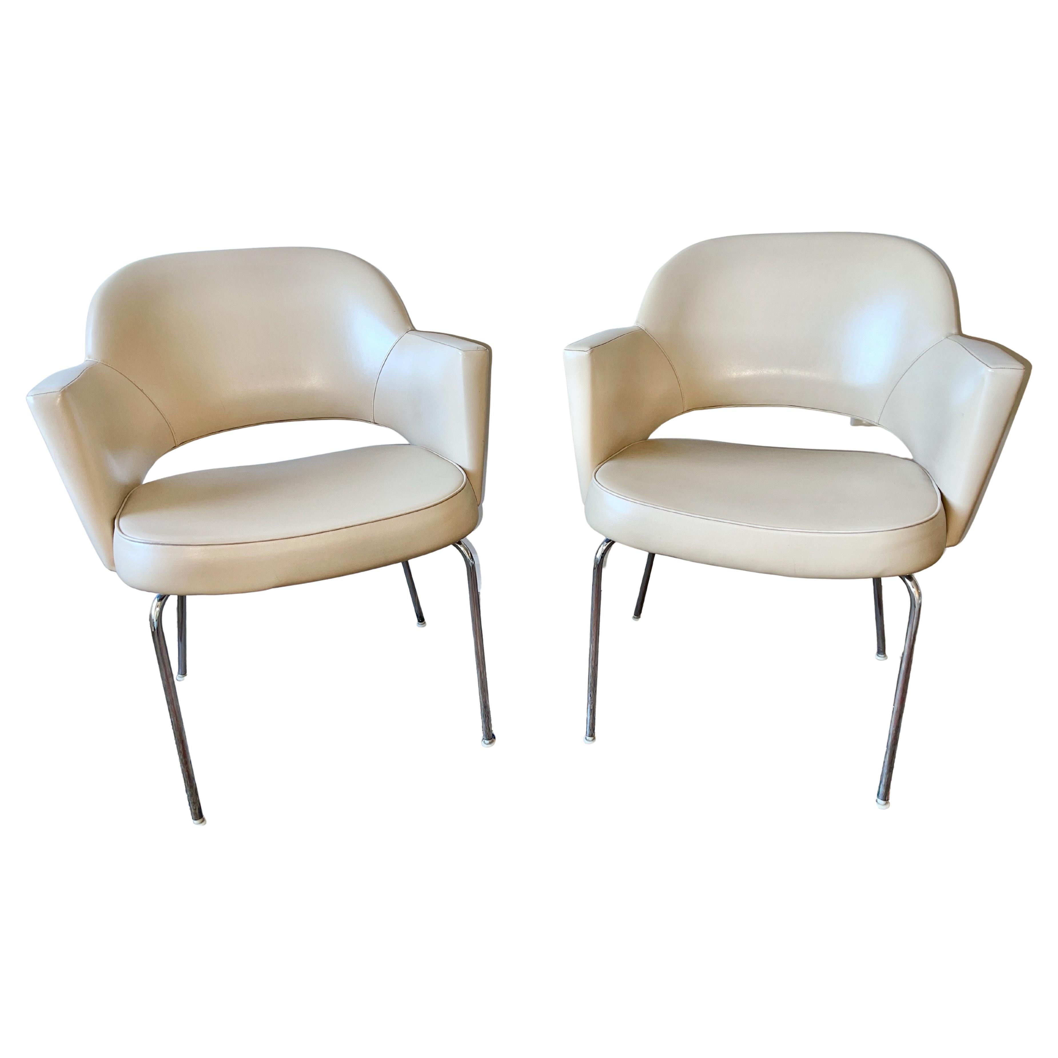 Coppia di sedie Knoll Model 71 Saarinen dei primi tempi