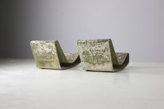 Pair of Early 'Loop' Chairs by Willy Guhl for Eternit AG Switzerland, 1954