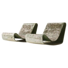 Paire de chaises anciennes Loop de Willy Guhl pour Eternit AG Suisse, 1954
