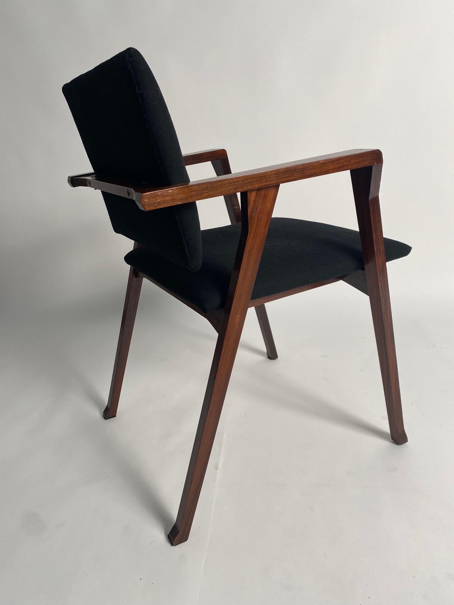 Mid-Century Modern Paire de chaises anciennes « Luxa », Franco Albini pour Poggi, Italie, 1953 première édition en vente