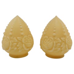 Pair of Early-Mid-20th Century Decorative Glass Lamp Shades
