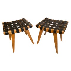Pair of Early Mid-Century Jens Risom Knoll Stools